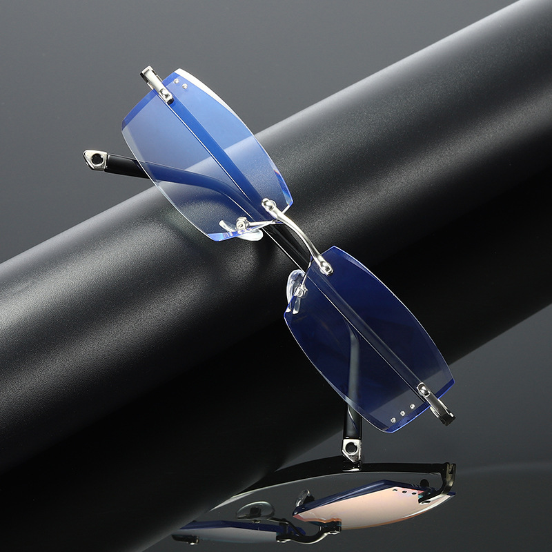 2025 New Diamond-cut Bifocal Progressive And Anti-Blue Eyewear Ultralight Reading Glasses