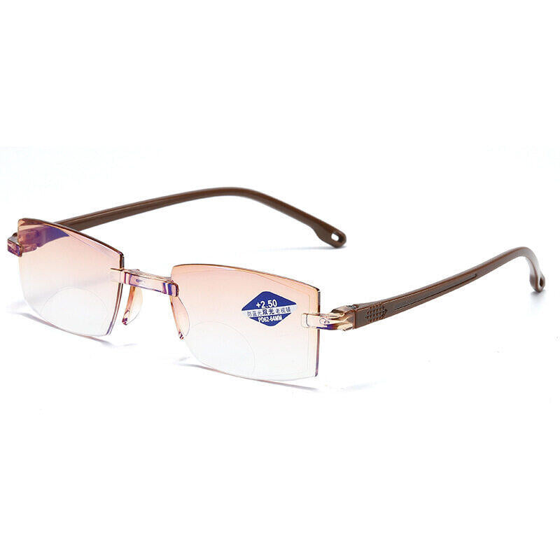 New Diamond-cut Bifocal Progressive And Anti-Blue Eyewear Ultralight Reading Glasses