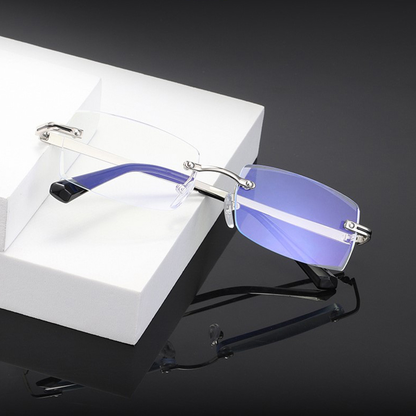 2025 New Diamond-cut Bifocal Progressive And Anti-Blue Eyewear Ultralight Reading Glasses