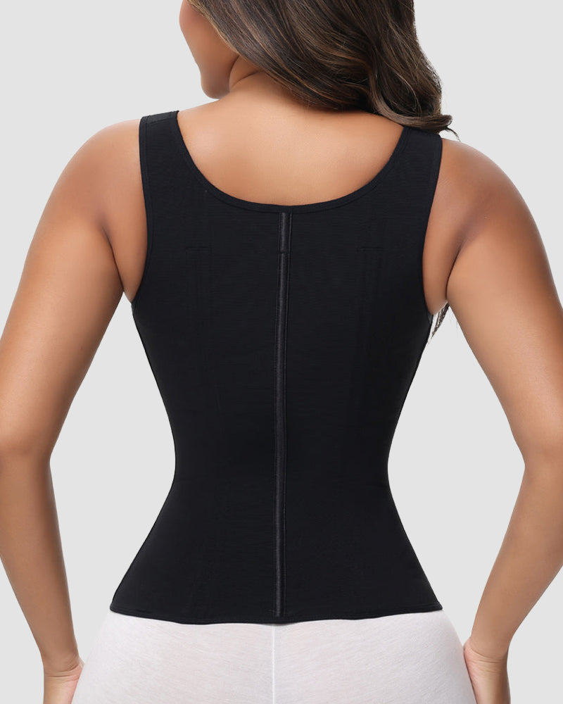 🎉Hot Sale - 50%OFF🔥Double-Layer Tummy Control Waist Shaper Girdle With Bra