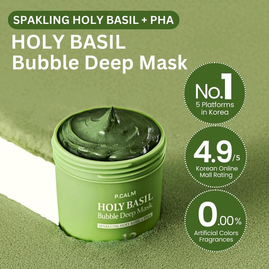 🔥BUY MORE SAVE MORE🔥Holy Basil Bubble Deep Mask