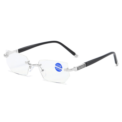 2025 New Diamond-cut Bifocal Progressive And Anti-Blue Eyewear Ultralight Reading Glasses