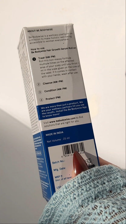 Be Bodywise™  Hair Growth Roll-On Serum
