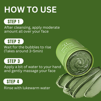 🔥BUY MORE SAVE MORE🔥Holy Basil Bubble Deep Mask