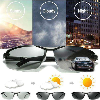 2025 NEW  Photochromic Sunglasses with Anti-glare Polarized Lens