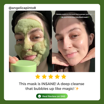 🔥BUY MORE SAVE MORE🔥Holy Basil Bubble Deep Mask